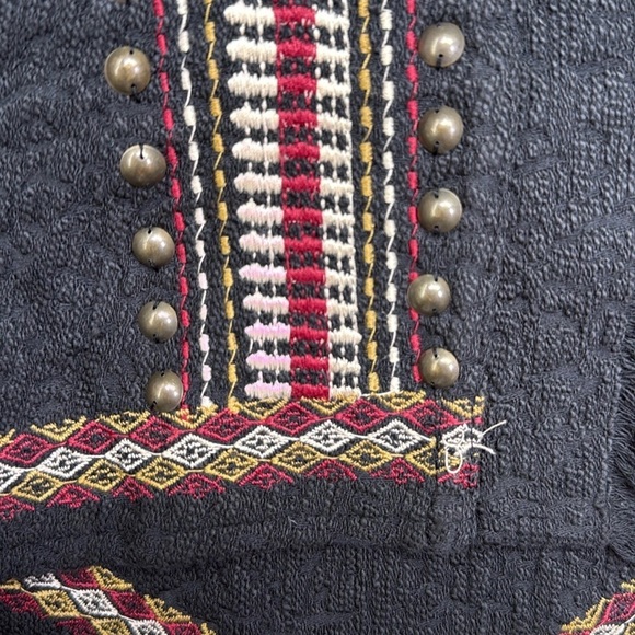 NWT Desigual Studded Embroidered 
Fringed Boho Festival Skort - Picture 8 of 16